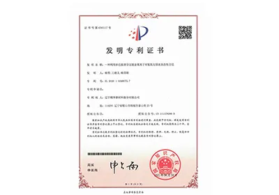 Patent Certificate